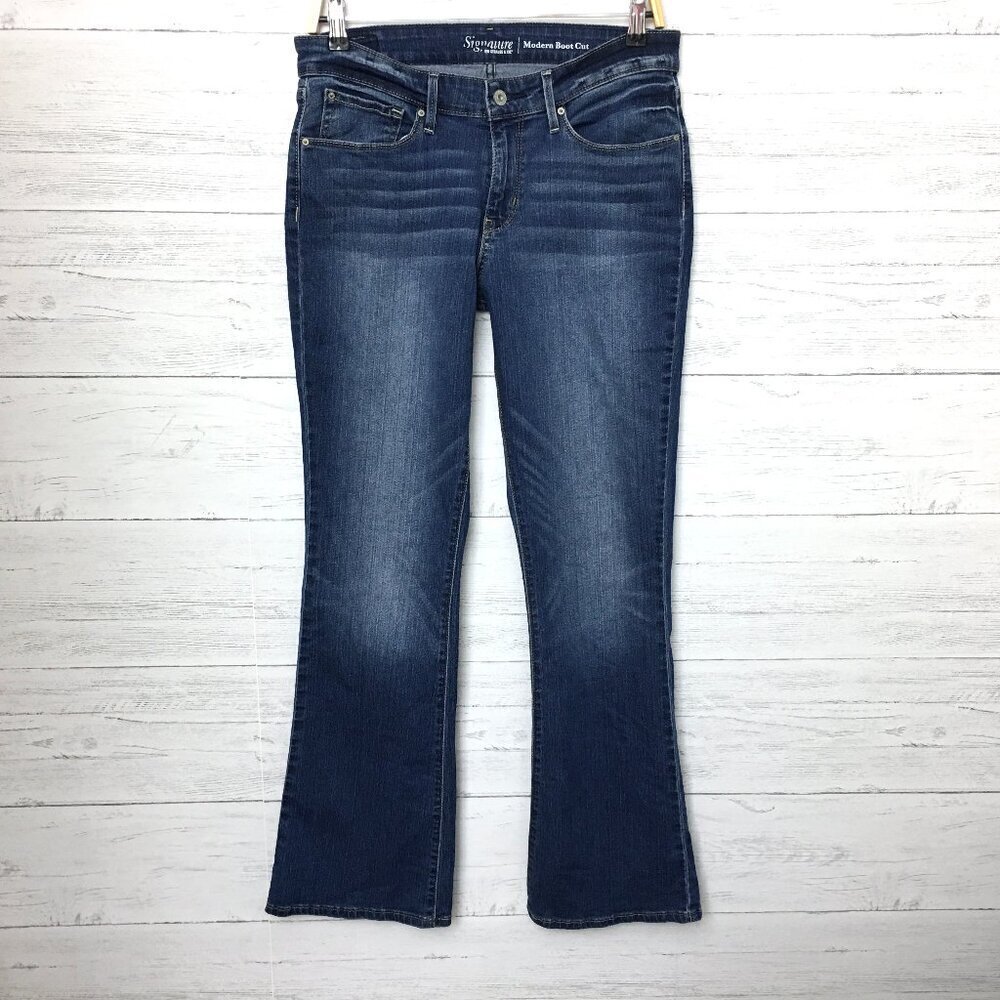 Levi's Signature Jeans Women's Modern Boot Cut Stretch size 12 length 32"